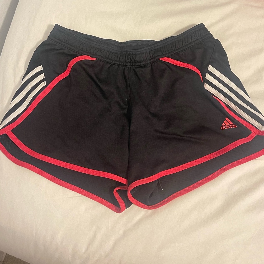 Black & Pink Adidas Shorts